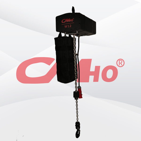 0.5T W12 electric hoist hanging on stage