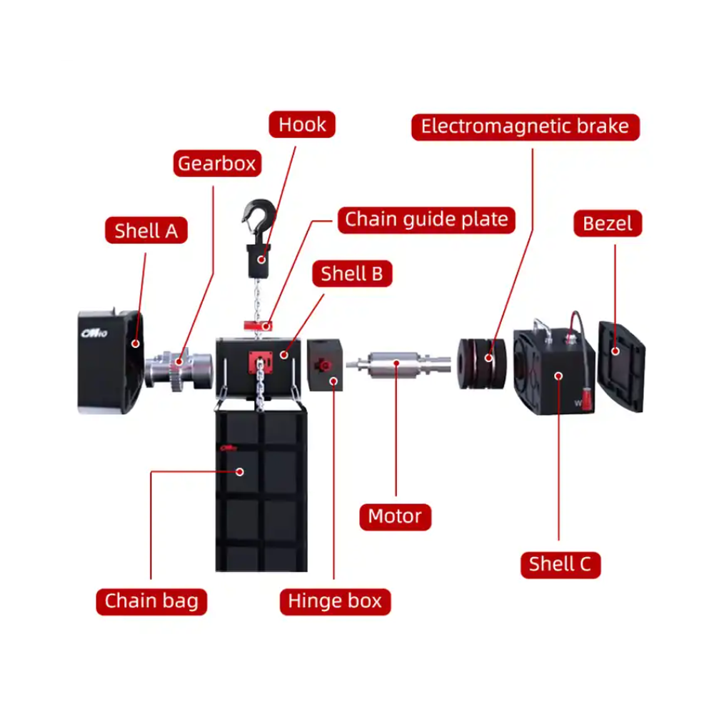 Stage electric hoist product details