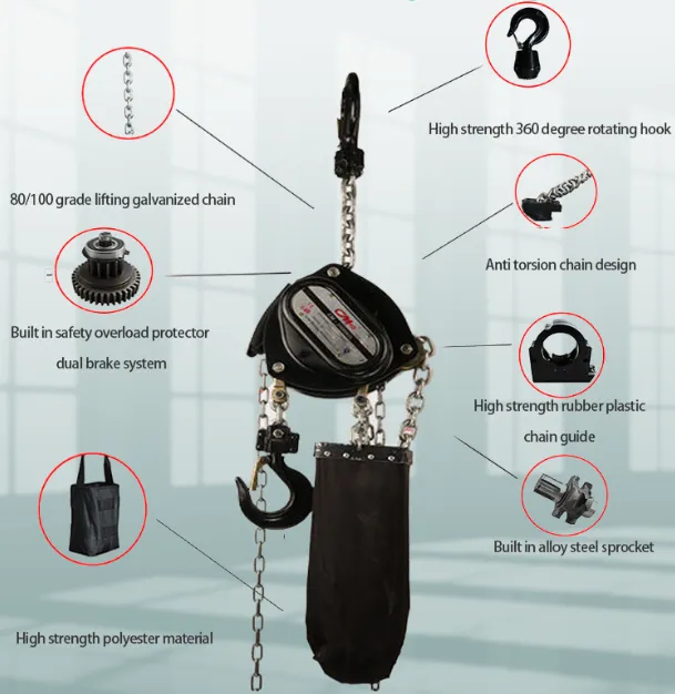 portable manual chain hoist